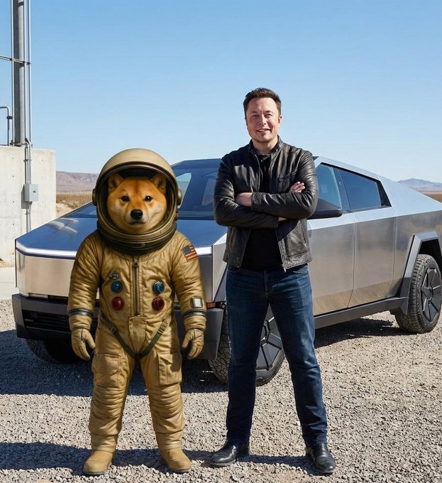 Moon Doge Coin crew — astronaut doge on mission